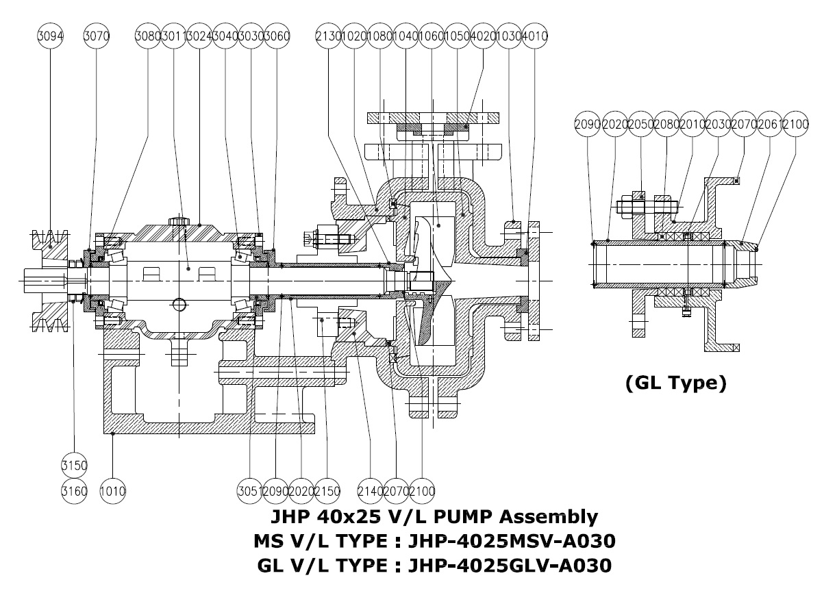 JHP 40x25 V/L